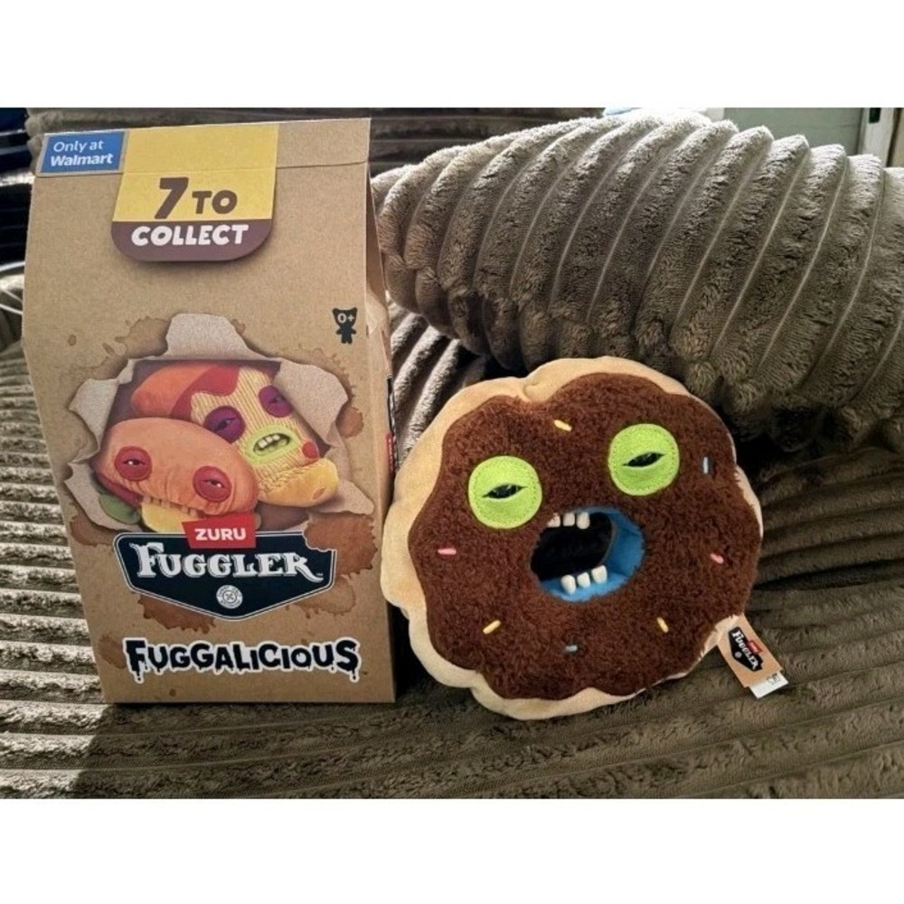 NEW! ZURU FUGGLER x FUGGALICIOUS | DONUT! 9" Plush RARE!  Walmart Exclusive